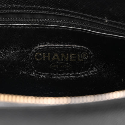 Chanel Grained Calfskin Shoulder Bag Black 6 of 15