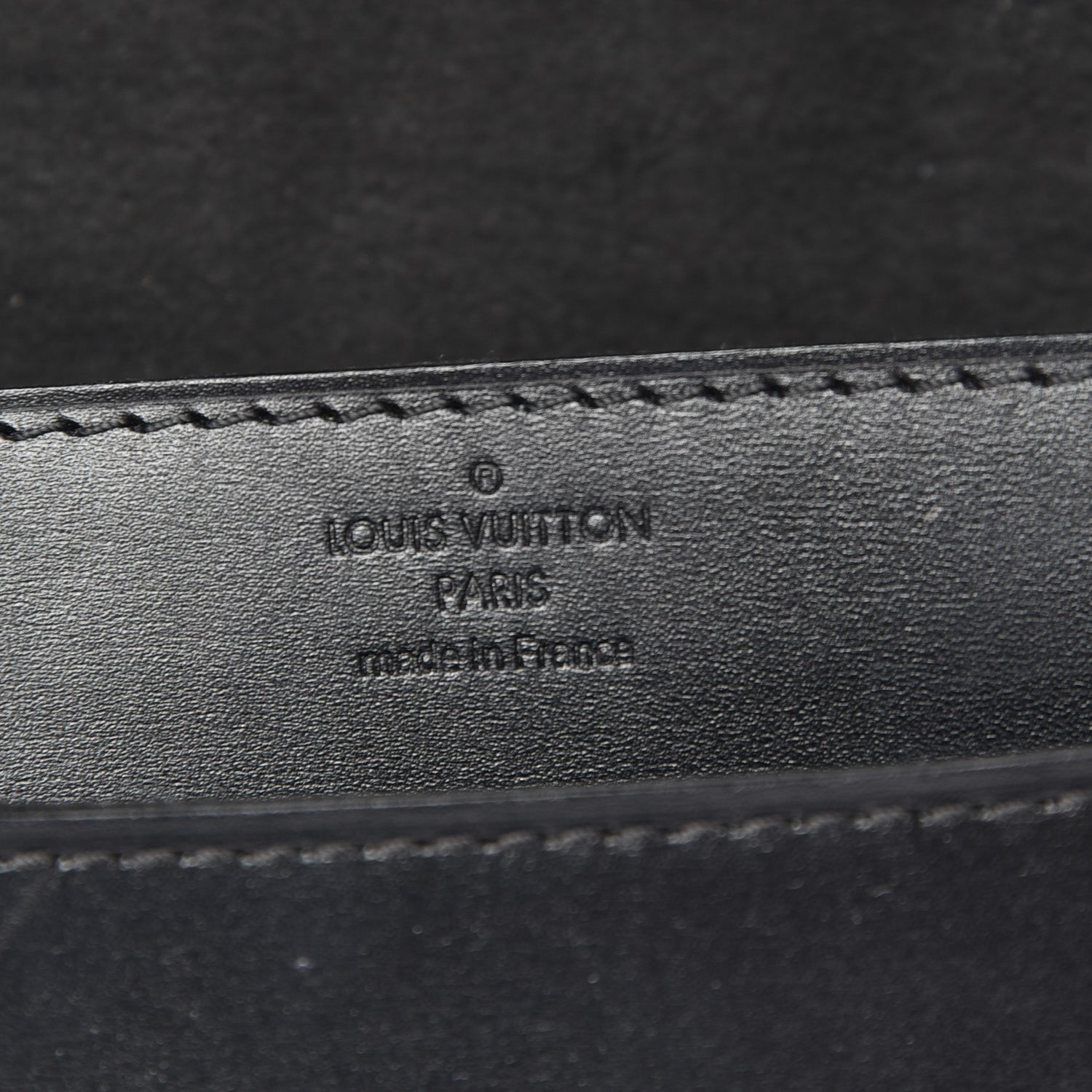 Louis Vuitton Calfskin Chain Louise GM Black 6 of 11