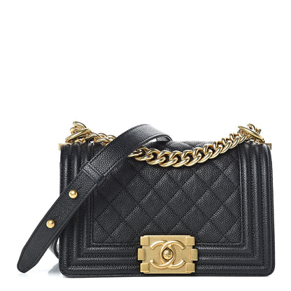 Chanel Caviar Quilted Small Boy Flap Black 1 of 13