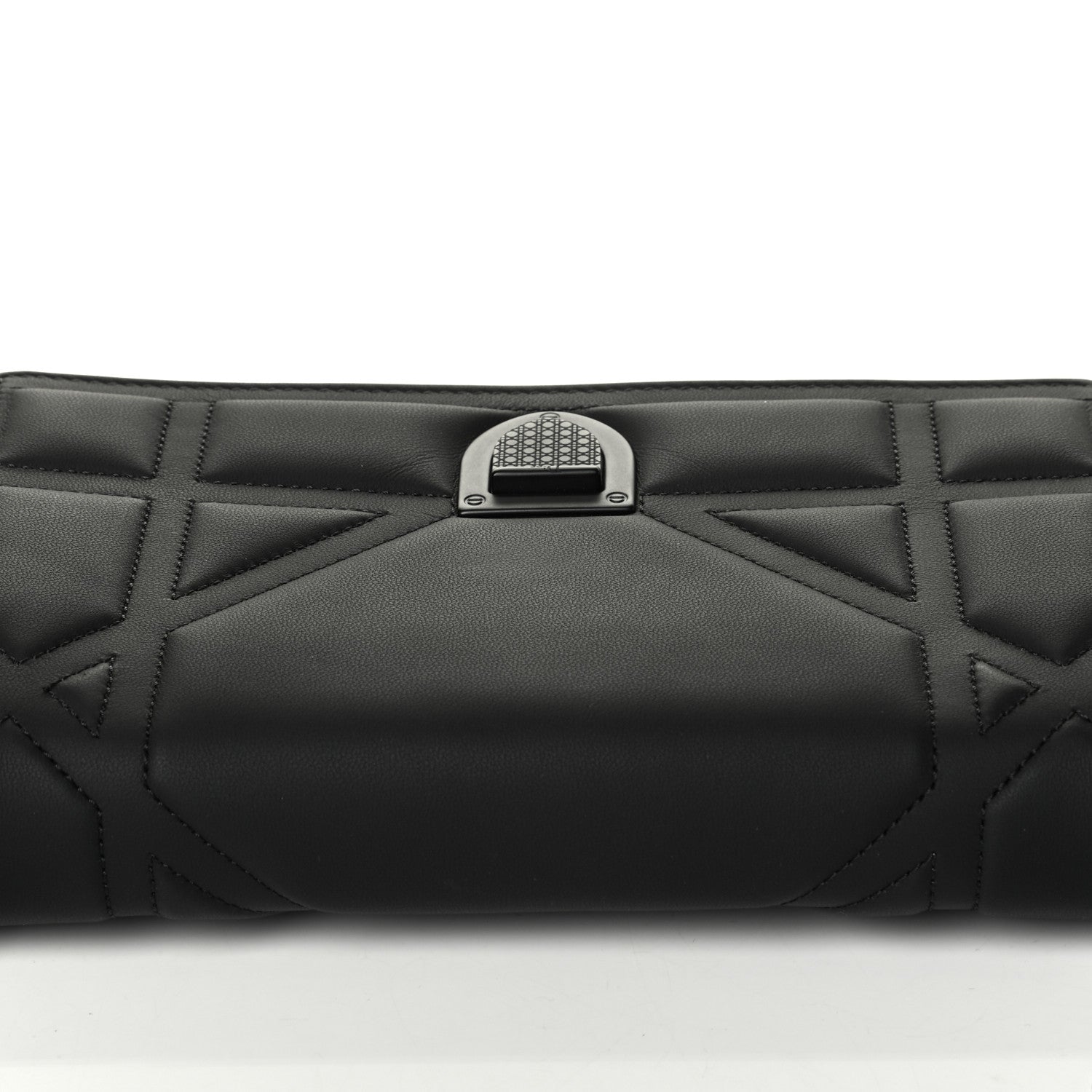 Christian Dior Ultra Matte Calfskin Diorama Wallet on Chain Pouch Black 5 of 5