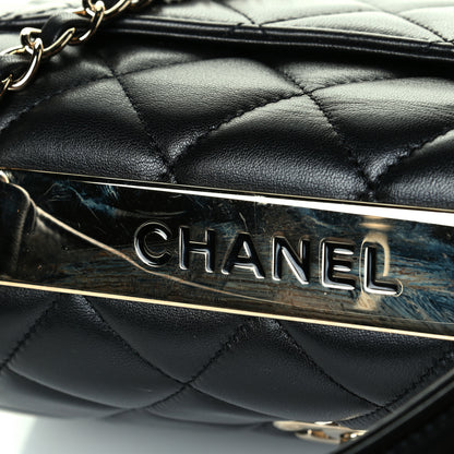 Chanel Lambskin Quilted Small Trendy CC Dual Handle Flap Bag Black 7 of 7