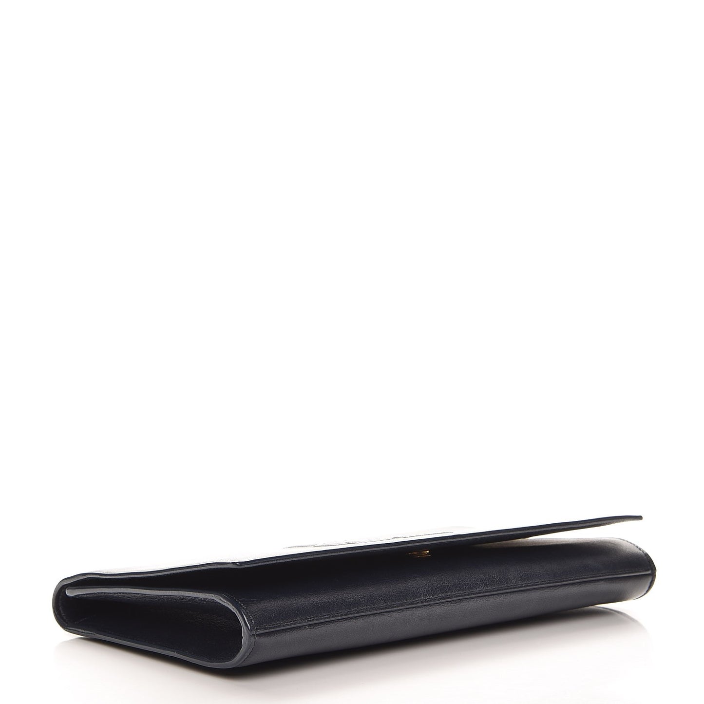 Calfskin Monogram Large Belle De Jour Clutch Navy