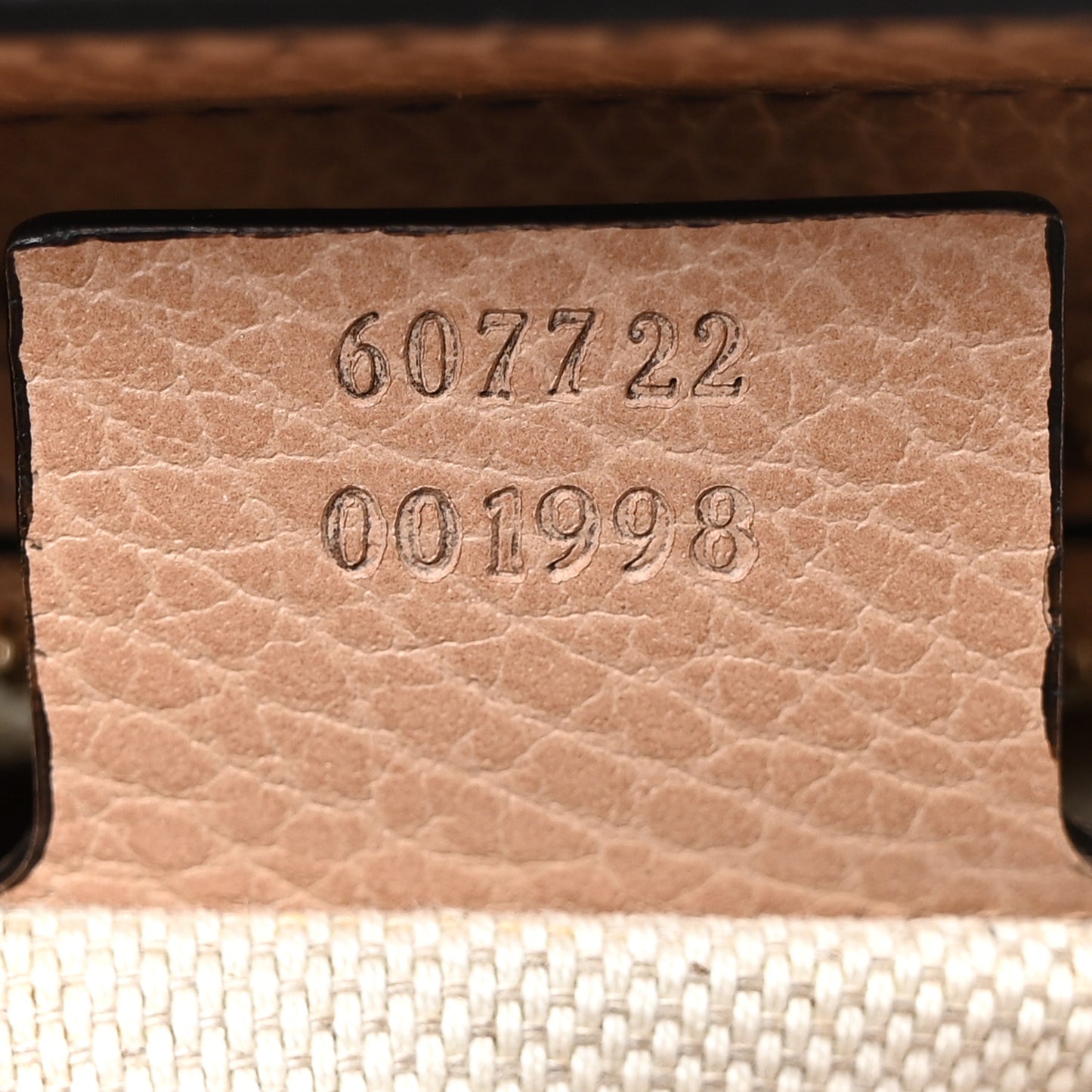 Dollar Calfskin Medium Soho Top Handle Satchel Camelia