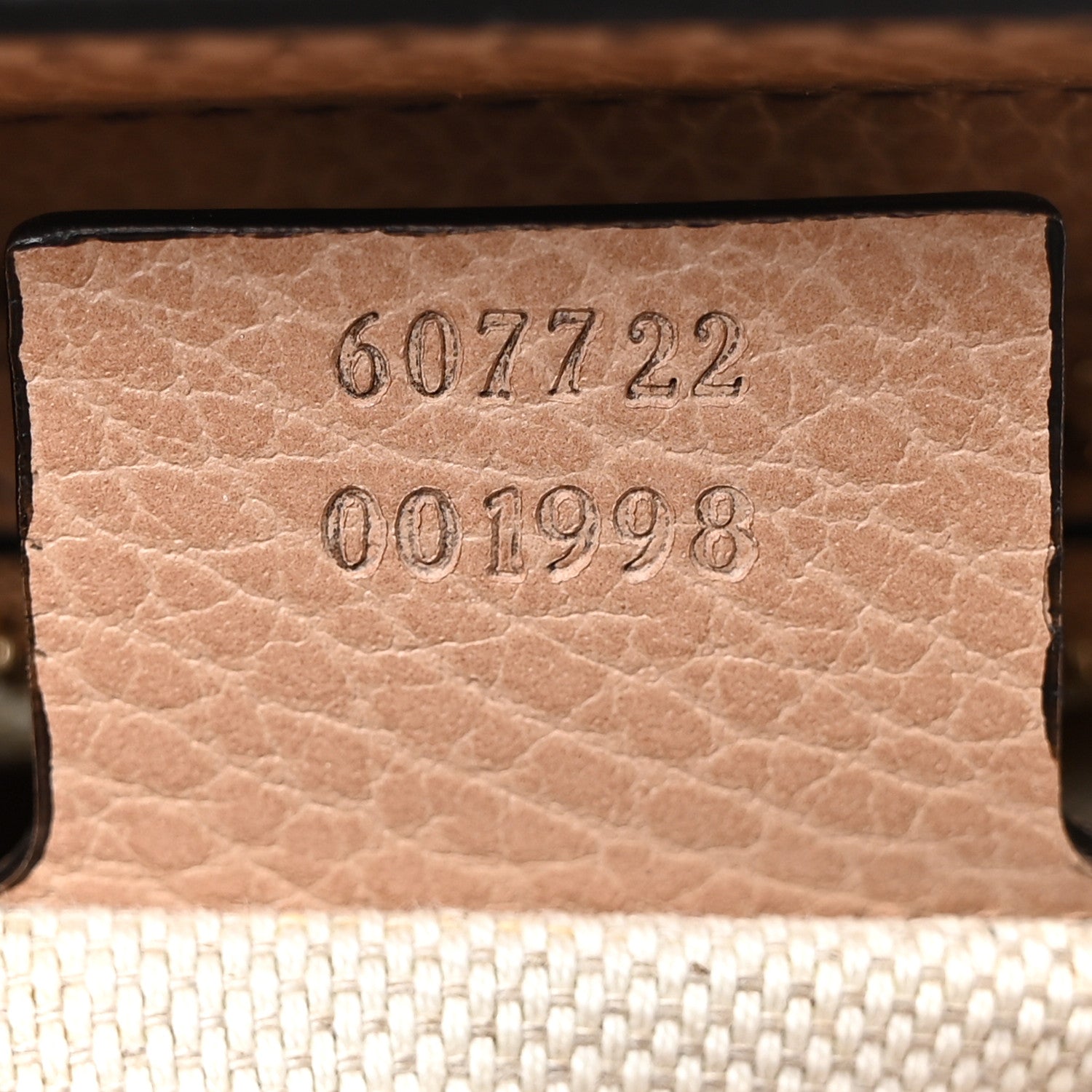 Gucci Dollar Calfskin Medium Soho Top Handle Satchel Camelia 7 of 11