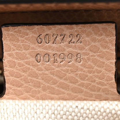 Gucci Dollar Calfskin Medium Soho Top Handle Satchel Camelia 7 of 11