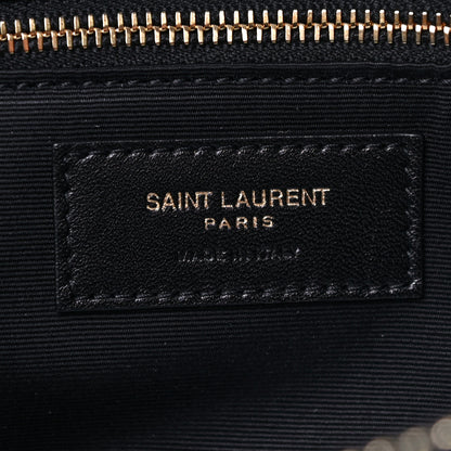 Saint Laurent Calfskin Contrast Stitching Monogram Kate 99 Black 7 of 10