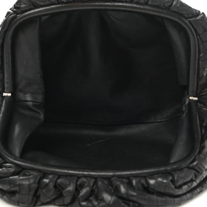 Bottega Veneta Nappa Maxi Intreccio The Pouch Oversized Clutch Black 5 of 11