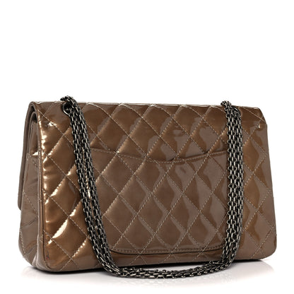 Chanel Patent Quilted 2.55 Reissue 227 Flap Taupe 3 of 15
