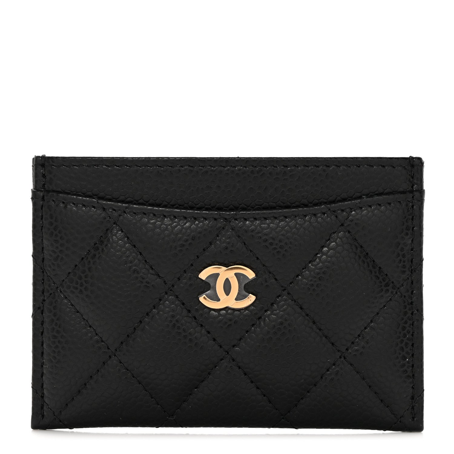 Chanel Caviar Quilted Card Holder Black 1 of 9