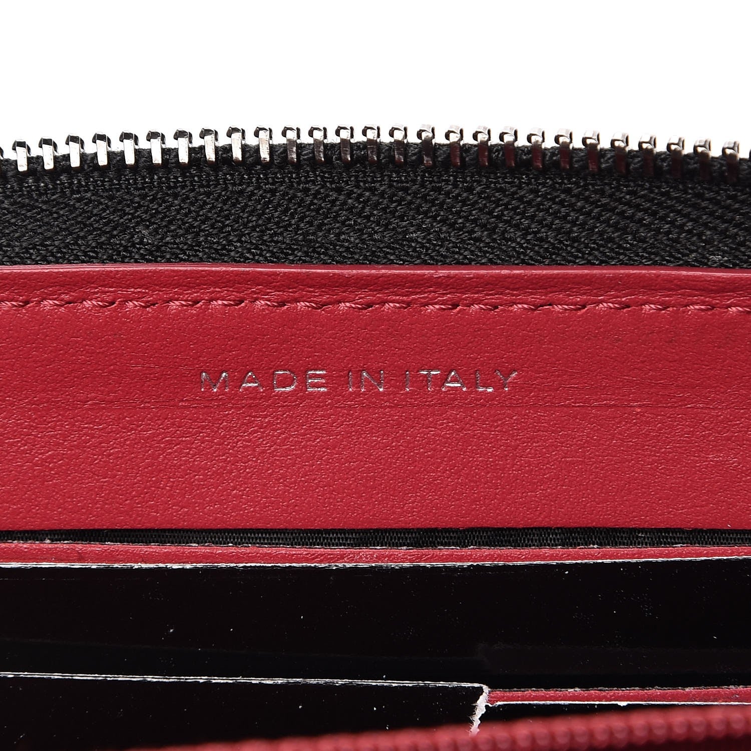 Chanel Aged Calfskin Quilted Small Gabrielle Zip Around Wallet Black 7 of 10
