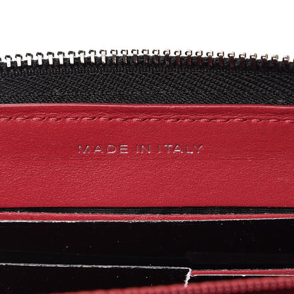 Chanel Aged Calfskin Quilted Small Gabrielle Zip Around Wallet Black 7 of 10