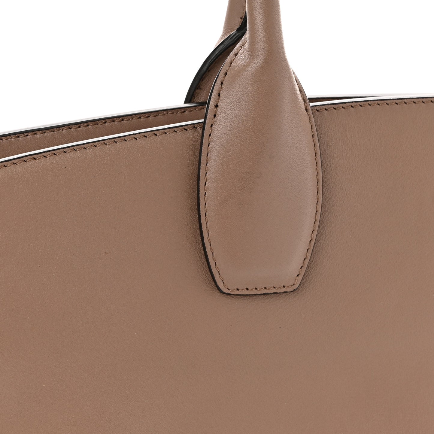 Calfskin Large Studio Bag Mud