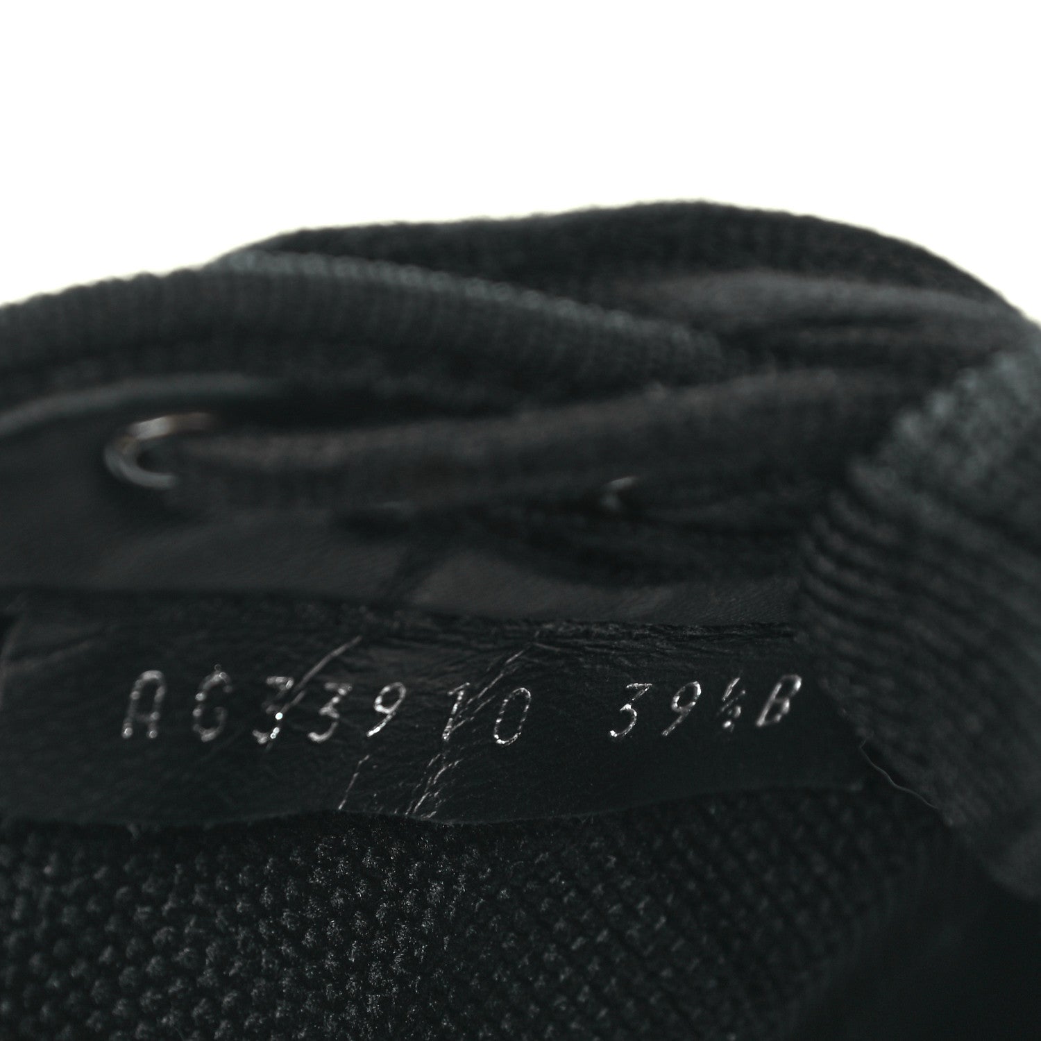 Chanel Fabric Quilted Lambskin Cap Toe Lace Up Sneakers 39.5 Black 8 of 9