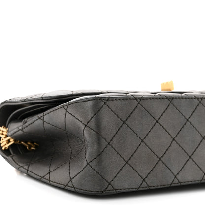 Chanel Metallic Calfskin Quilted 2.55 Reissue 225 Flap Charcoal 16 of 19