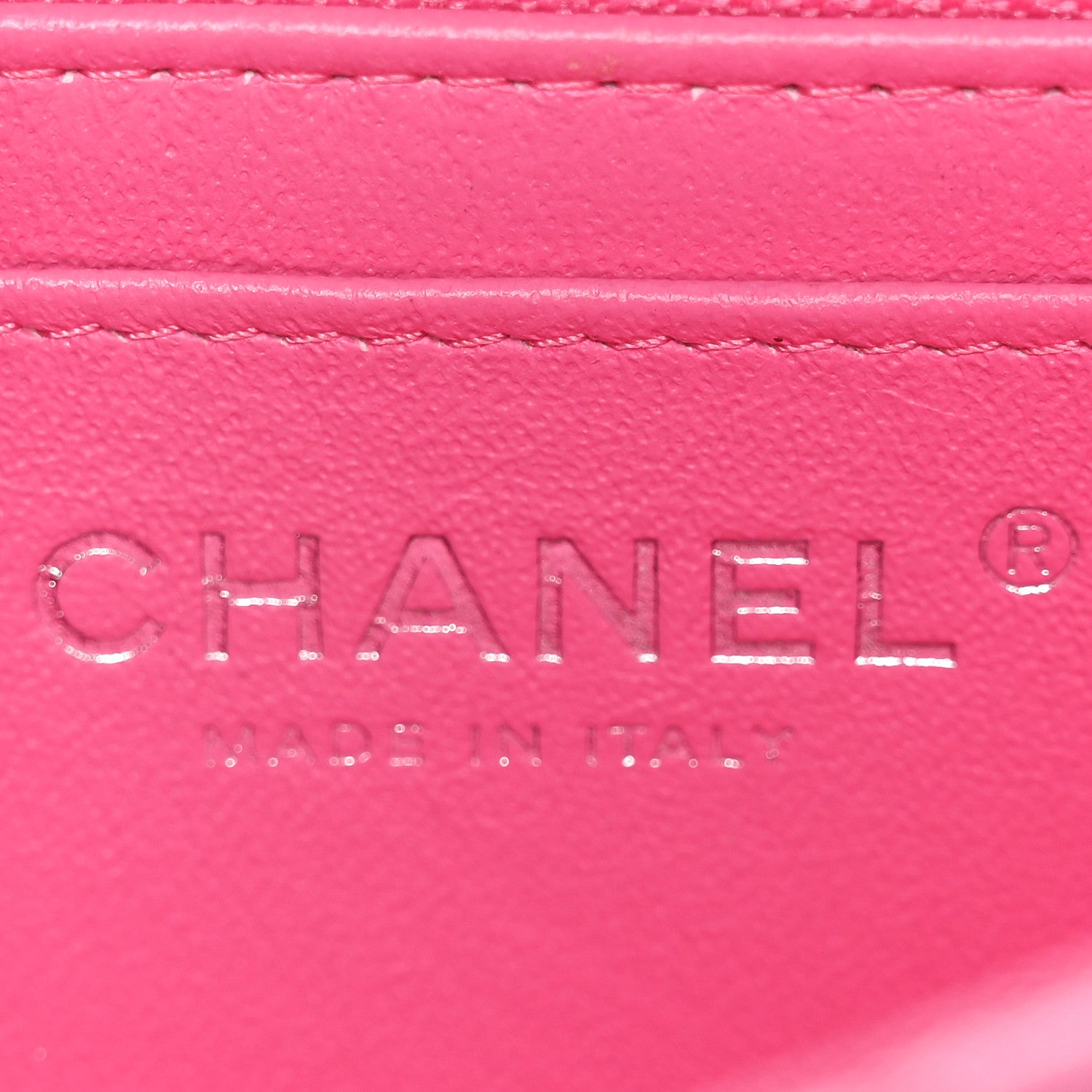 Chanel Lambskin Quilted Mini Rectangular Flap Pink 7 of 10