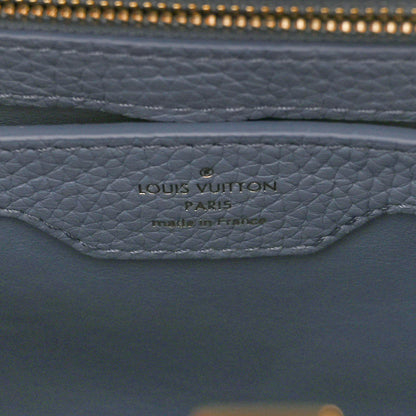 Louis Vuitton Taurillon Scrunchie Capucines BB Blue 6 of 10