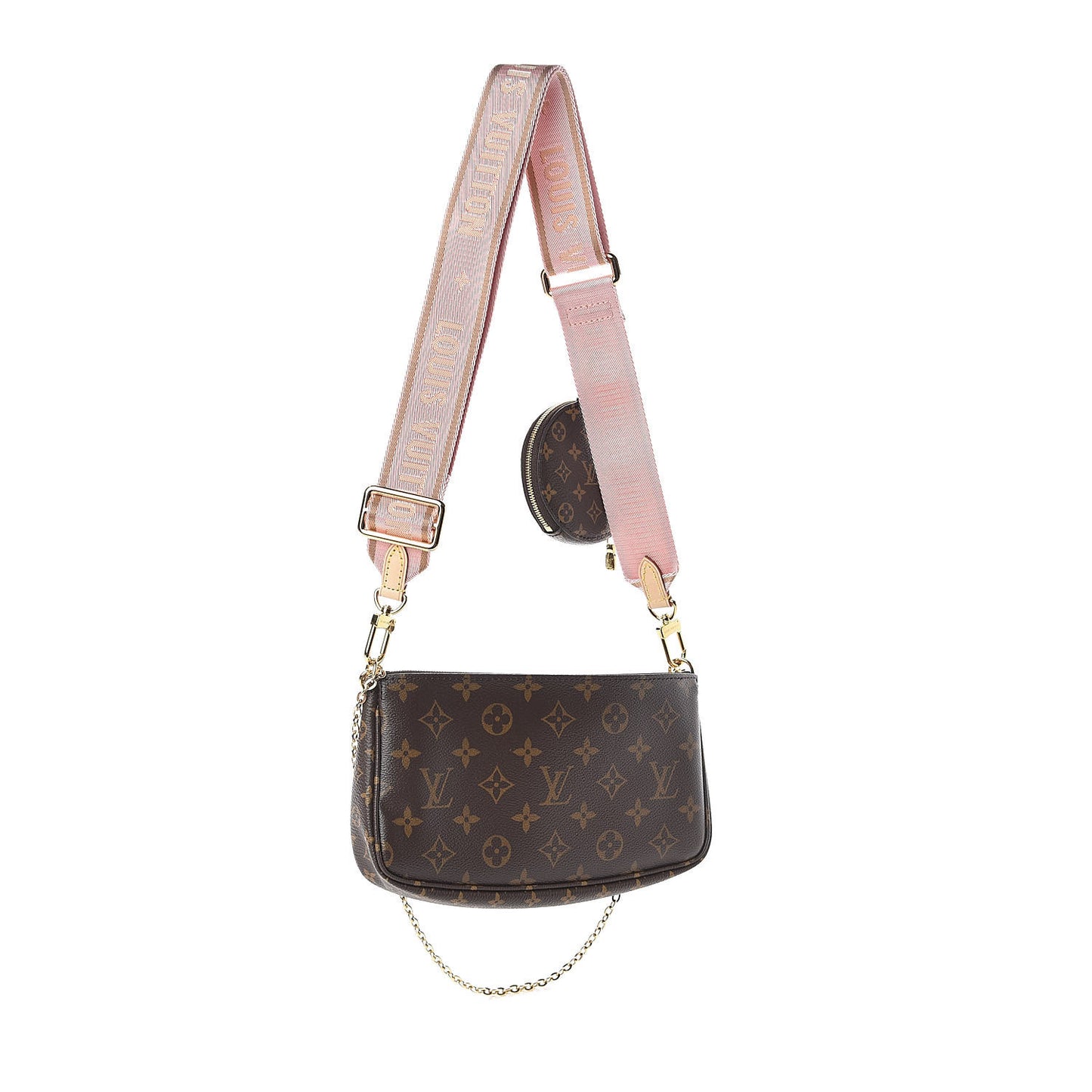 Monogram Multi Pochette Accessories Rose Clair