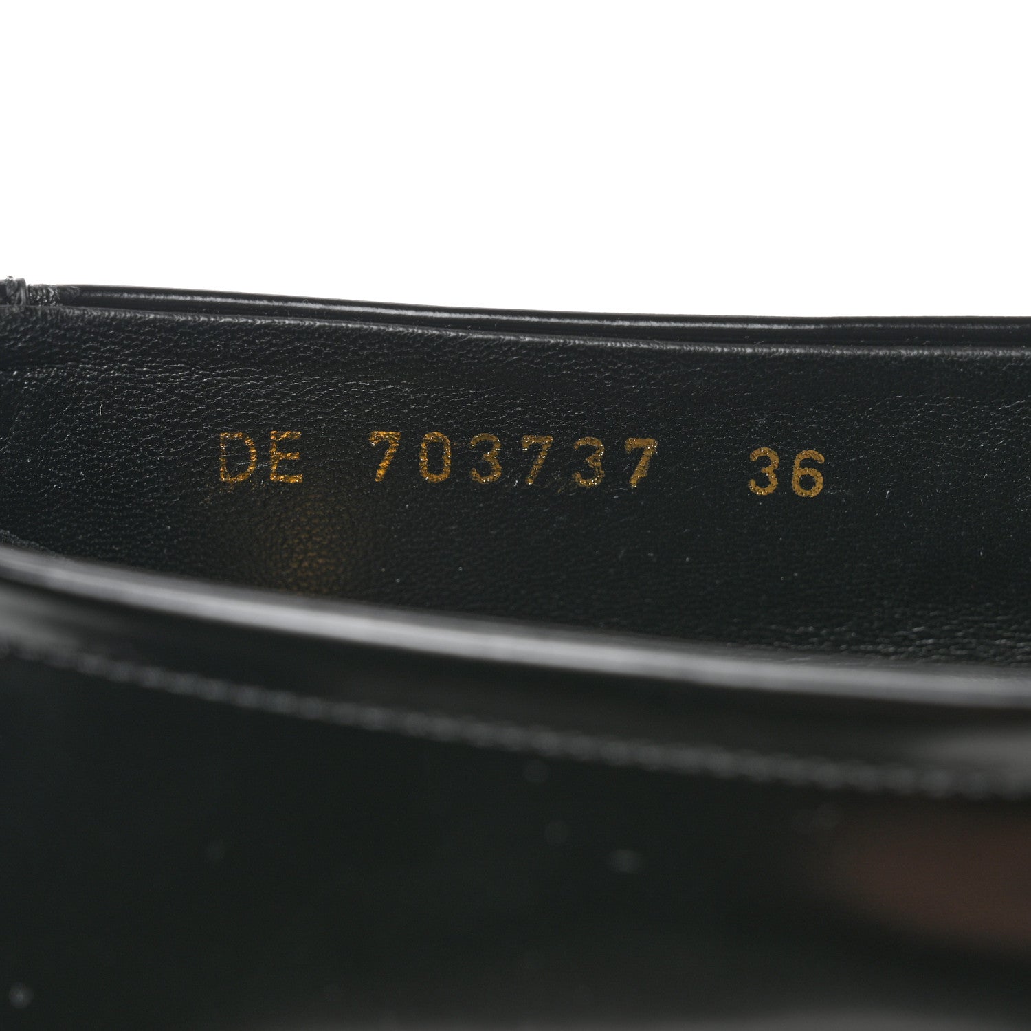 Saint Laurent Calfskin Penny Loafers 36 Black 6 of 8