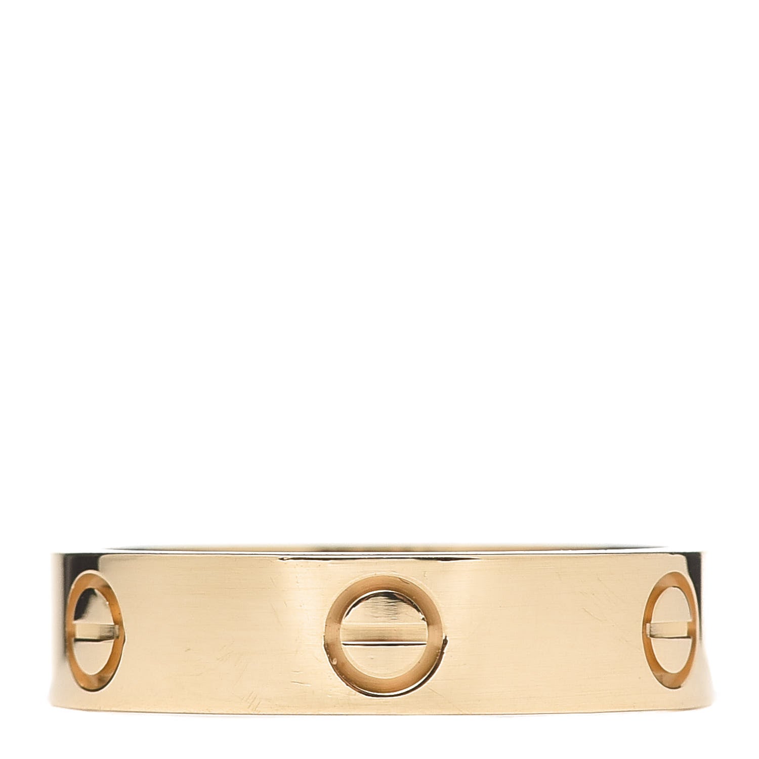Cartier 18K Yellow Gold 3.5mm LOVE Wedding Band Ring 64 10.75 1 of 5