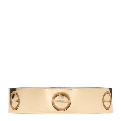 Cartier 18K Yellow Gold 3.5mm LOVE Wedding Band Ring 64 10.75 1 of 5