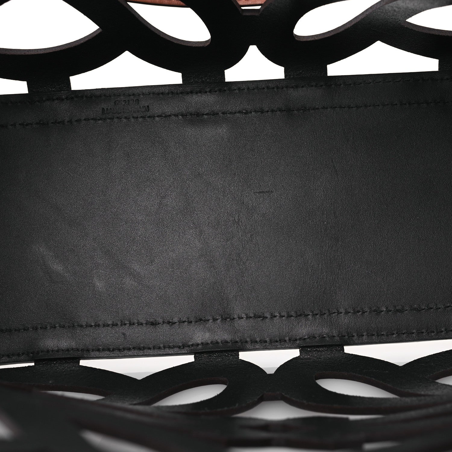 Loewe Smooth Calfskin Small Anagram Cutout Tote Black 5 of 15