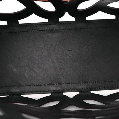 Loewe Smooth Calfskin Small Anagram Cutout Tote Black 5 of 15