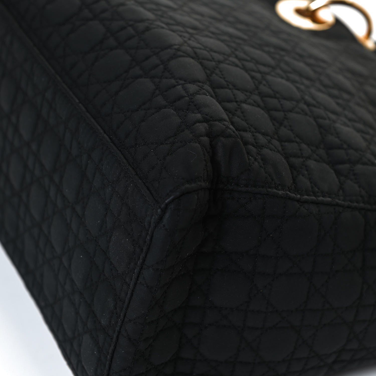 Christian Dior Nylon Cannage Medium Lady Dior Black 11 of 12