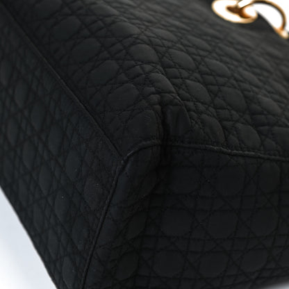 Christian Dior Nylon Cannage Medium Lady Dior Black 11 of 12