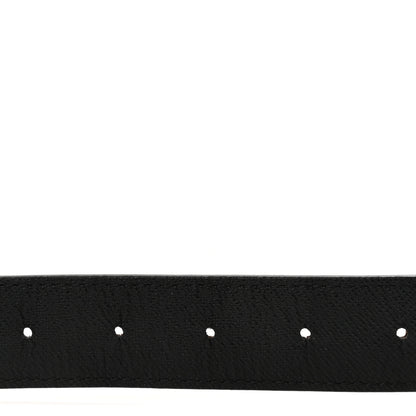 Louis Vuitton Calfskin Monogram 30mm LV Initiales Reversible Belt 85 34 Black 3 of 5