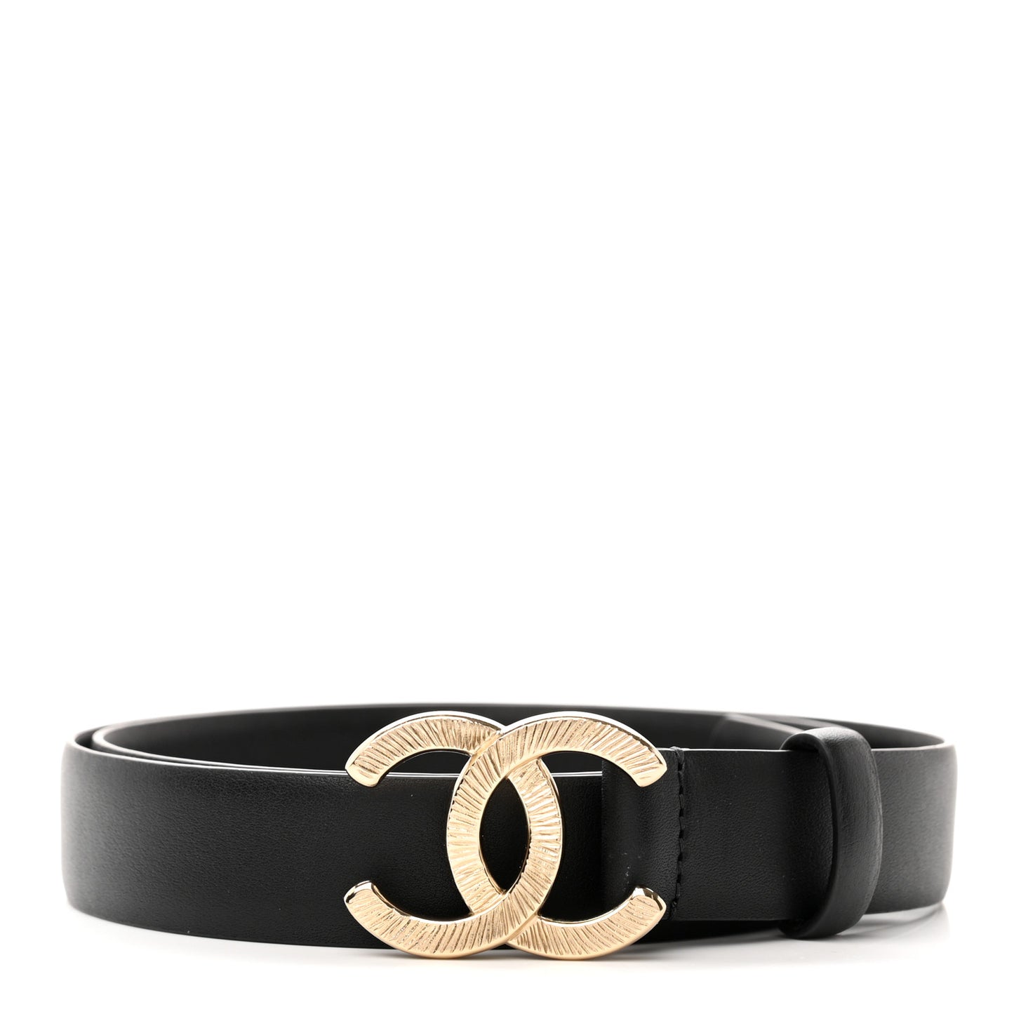 Calfskin CC Belt 90 Black