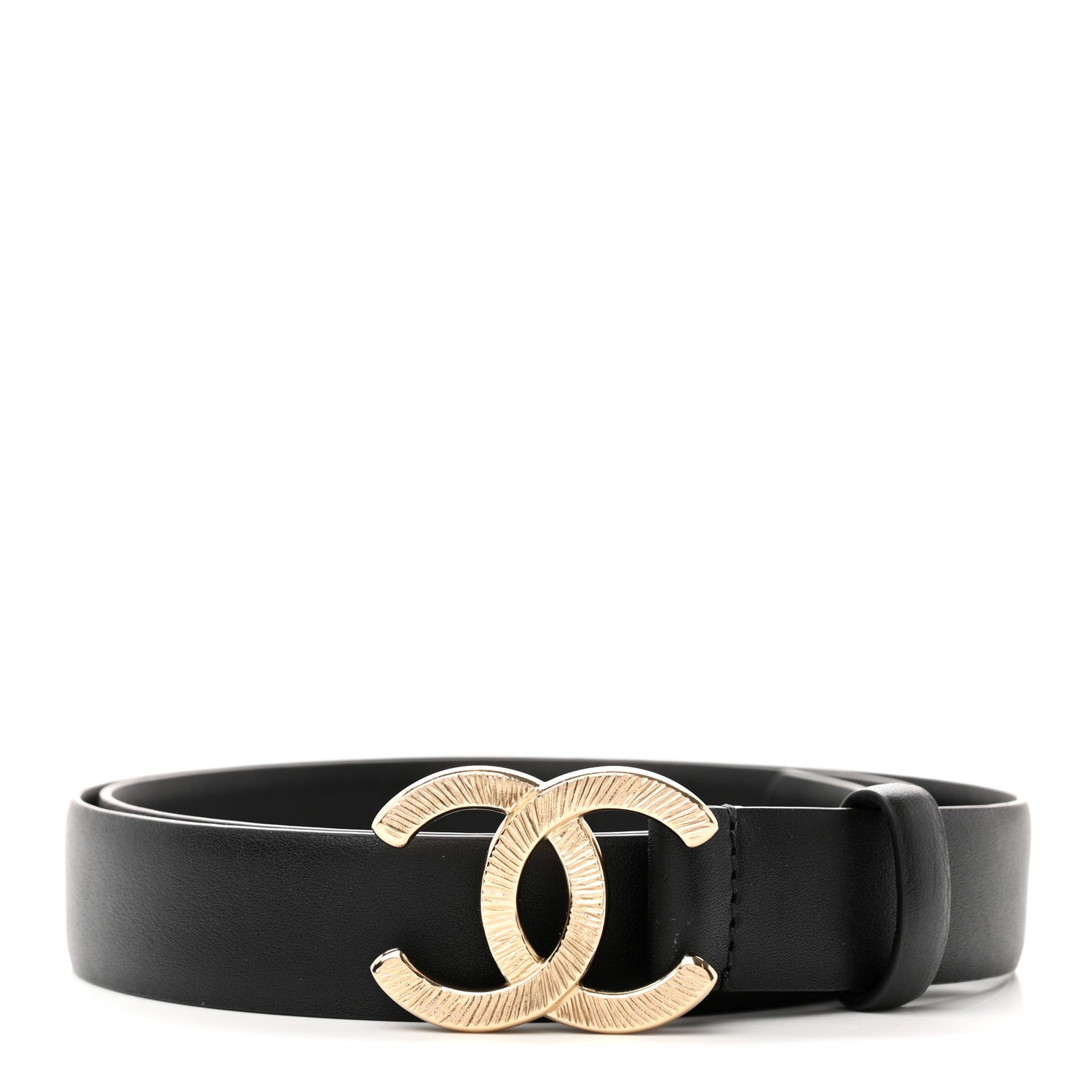 Chanel Calfskin CC Belt 90 Black 1 of 7