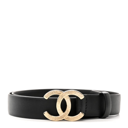 Chanel Calfskin CC Belt 90 Black 1 of 7