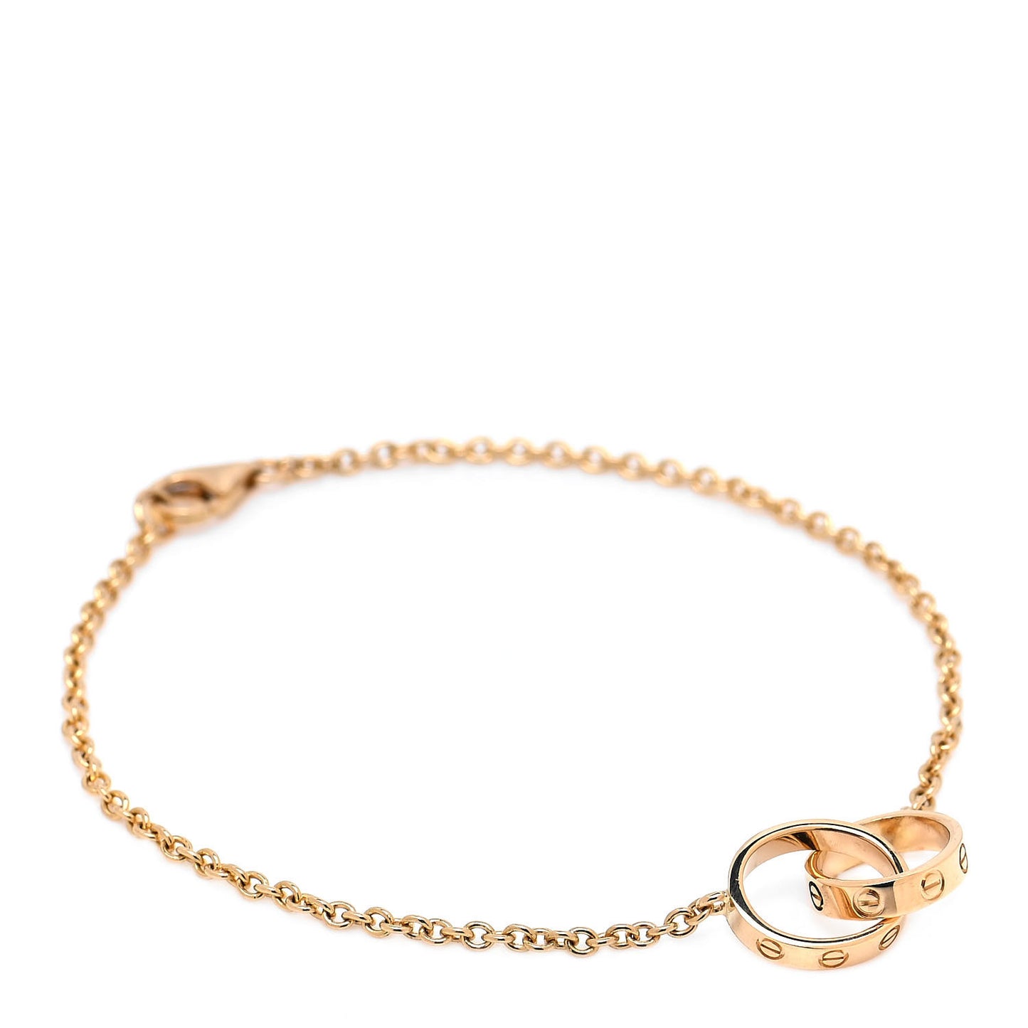 18K Yellow Gold Interlocking LOVE Bracelet