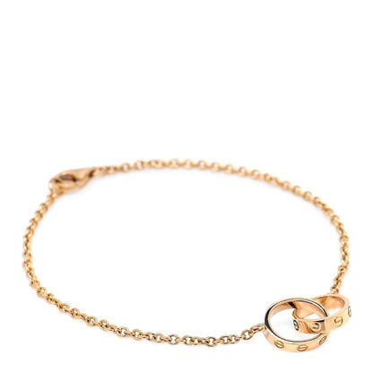 Cartier 18K Yellow Gold Interlocking LOVE Bracelet 1 of 5