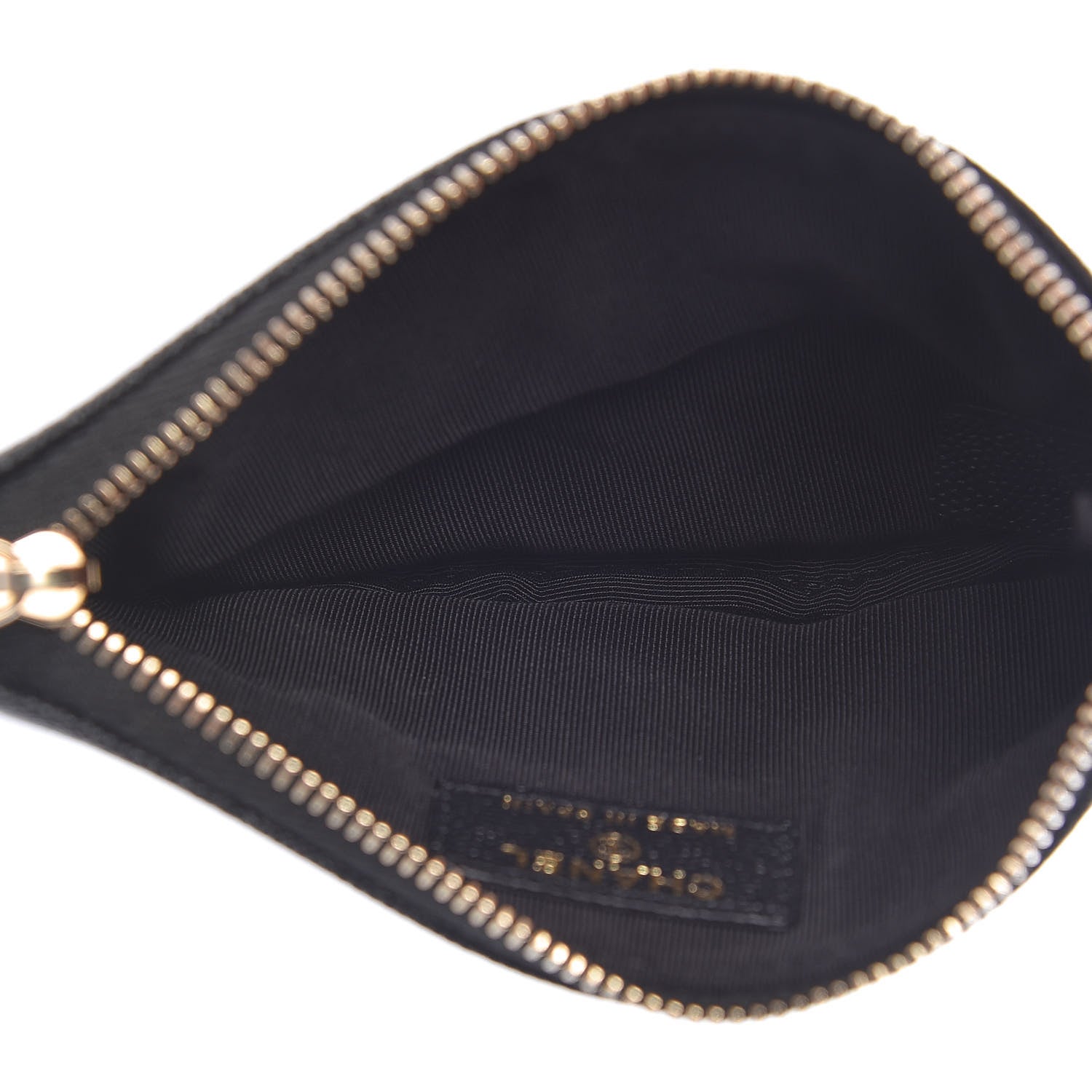 Chanel Caviar Quilted Small Vintage Mademoiselle Cosmetic Case Black 5 of 8