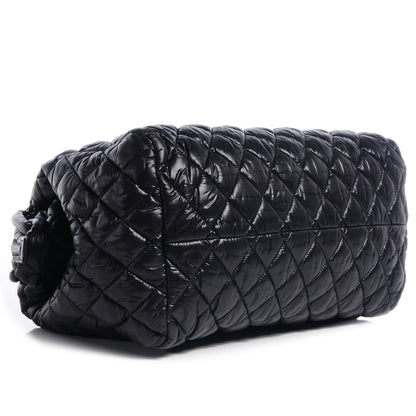 Chanel Nylon Coco Cocoon Bowling Bag Black 4 of 7