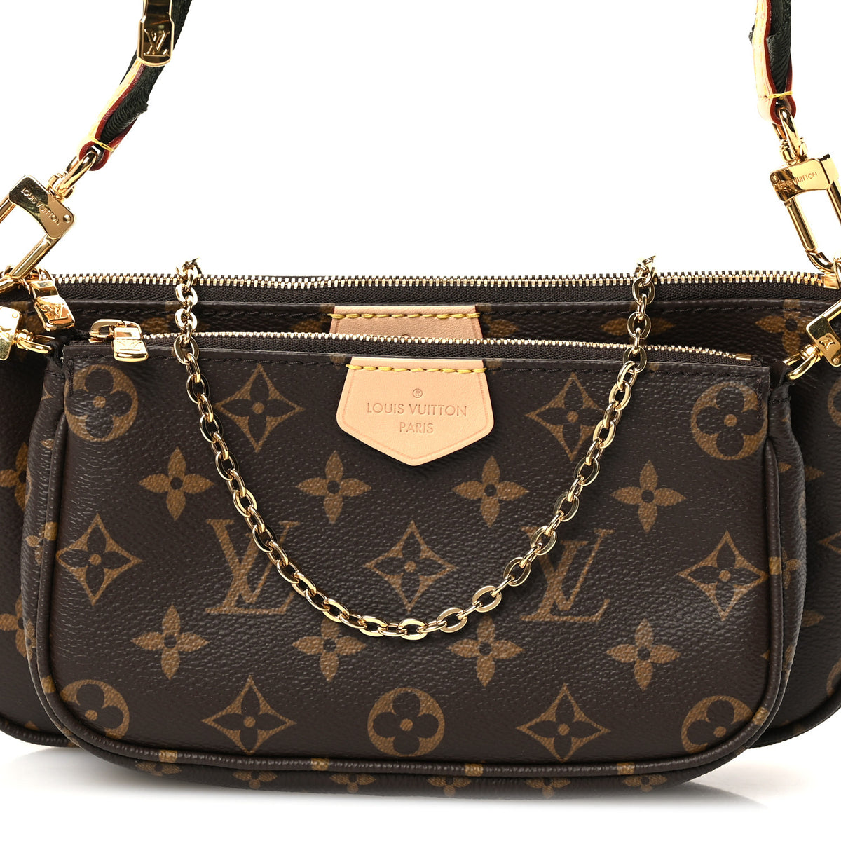 Louis Vuitton Monogram Multi Pochette Accessories Kaki 9 of 11