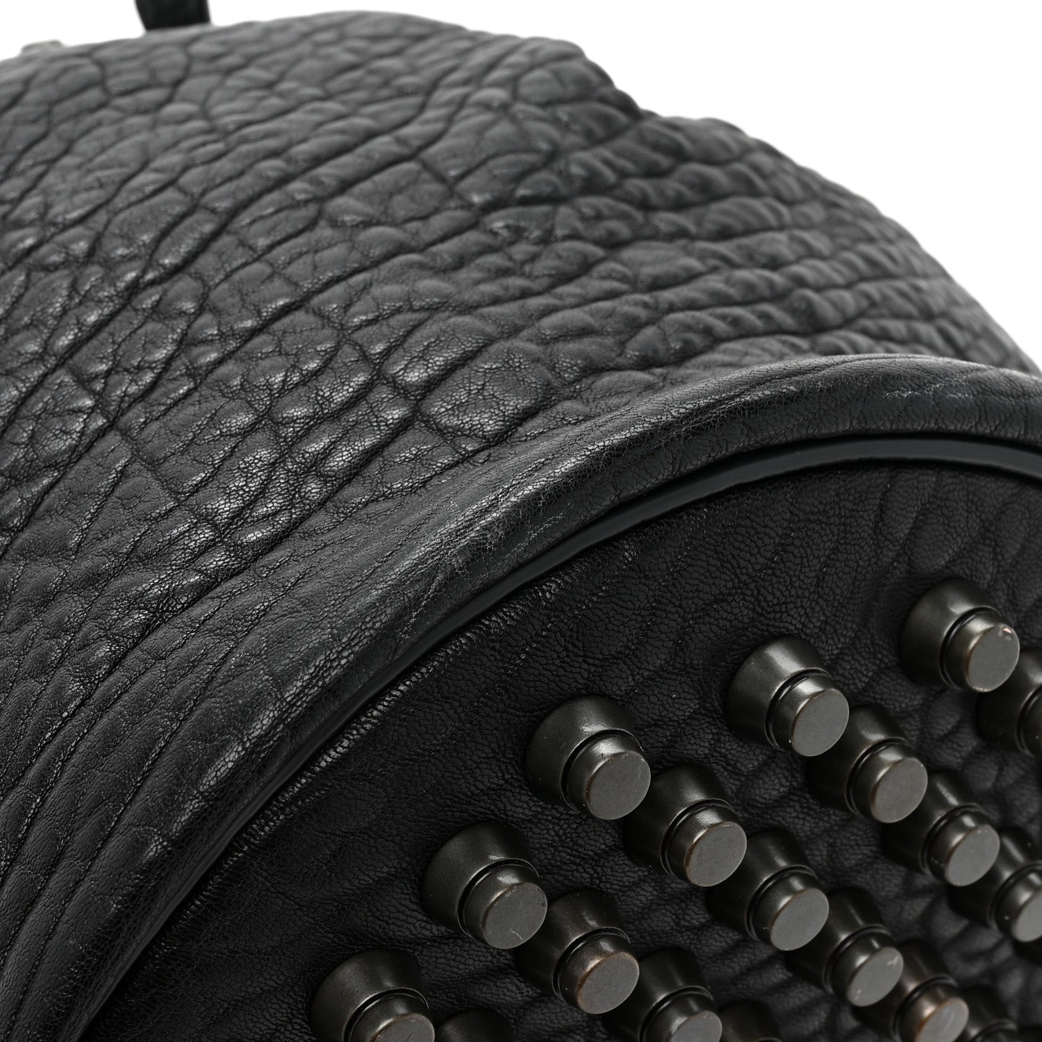 Alexander Wang Pebbled Lambskin Diego Bucket Bag Black Nickel Hardware 9 of 9