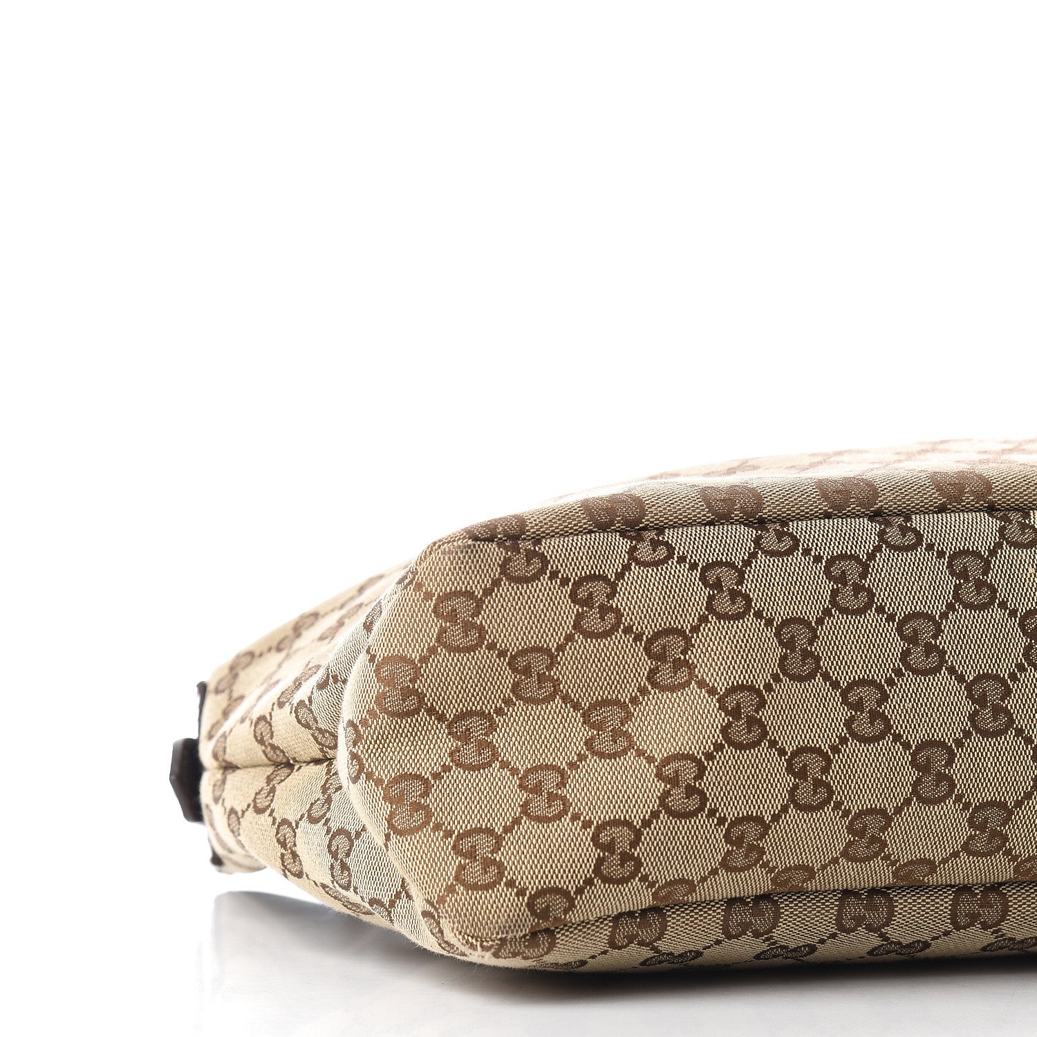 Gucci Monogram Medium Horsebit Chain Hobo Dark Brown 7 of 10