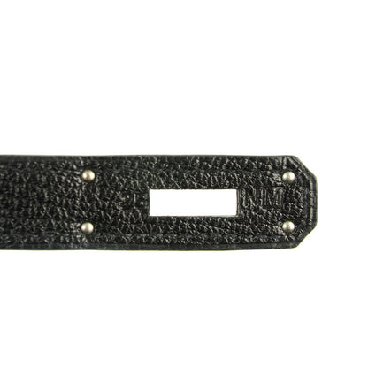 Hermes Chevre de Coromandel Kelly Sellier 28 Black 8 of 24