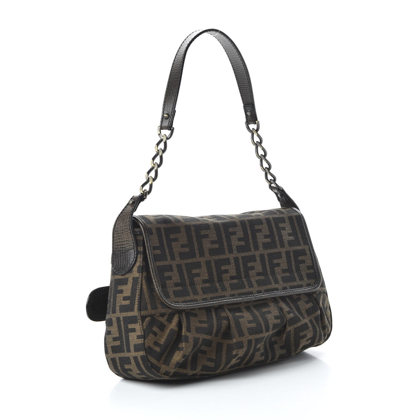 Zucca B Bis Flap Bag Tobacco Castagna
