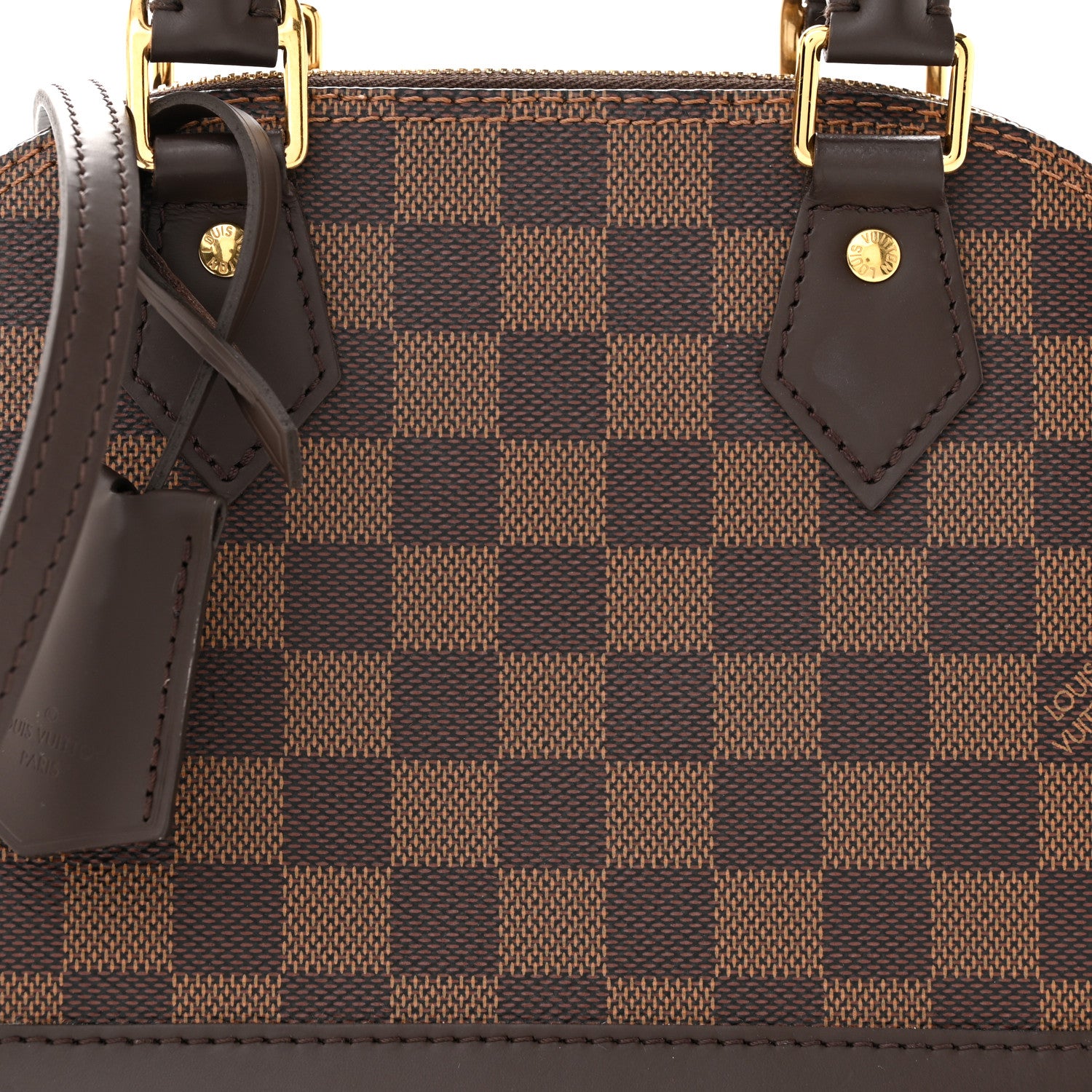 Louis Vuitton LOUIS VUITTON Damier Ebene Alma BB 6 of 9