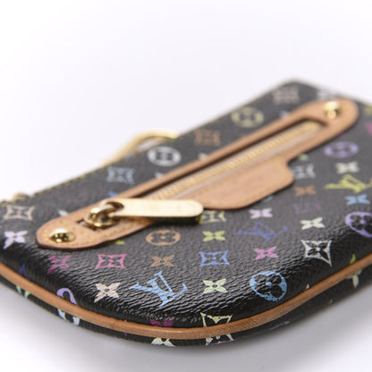 Louis Vuitton Monogram Multicolor Pochette Plate MM Black 6 of 8