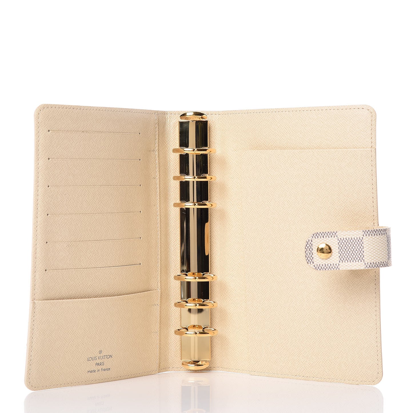 Damier Azur Medium Ring Agenda Cover