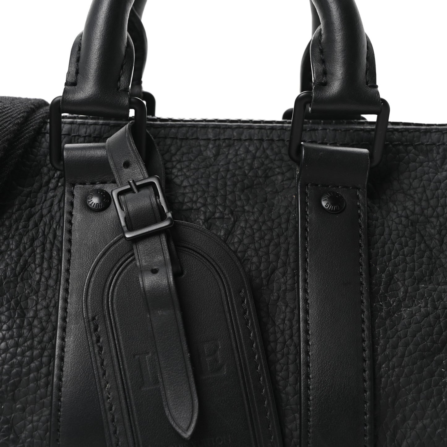 Monogram Taurillon Keepall Bandouliere 25 Black