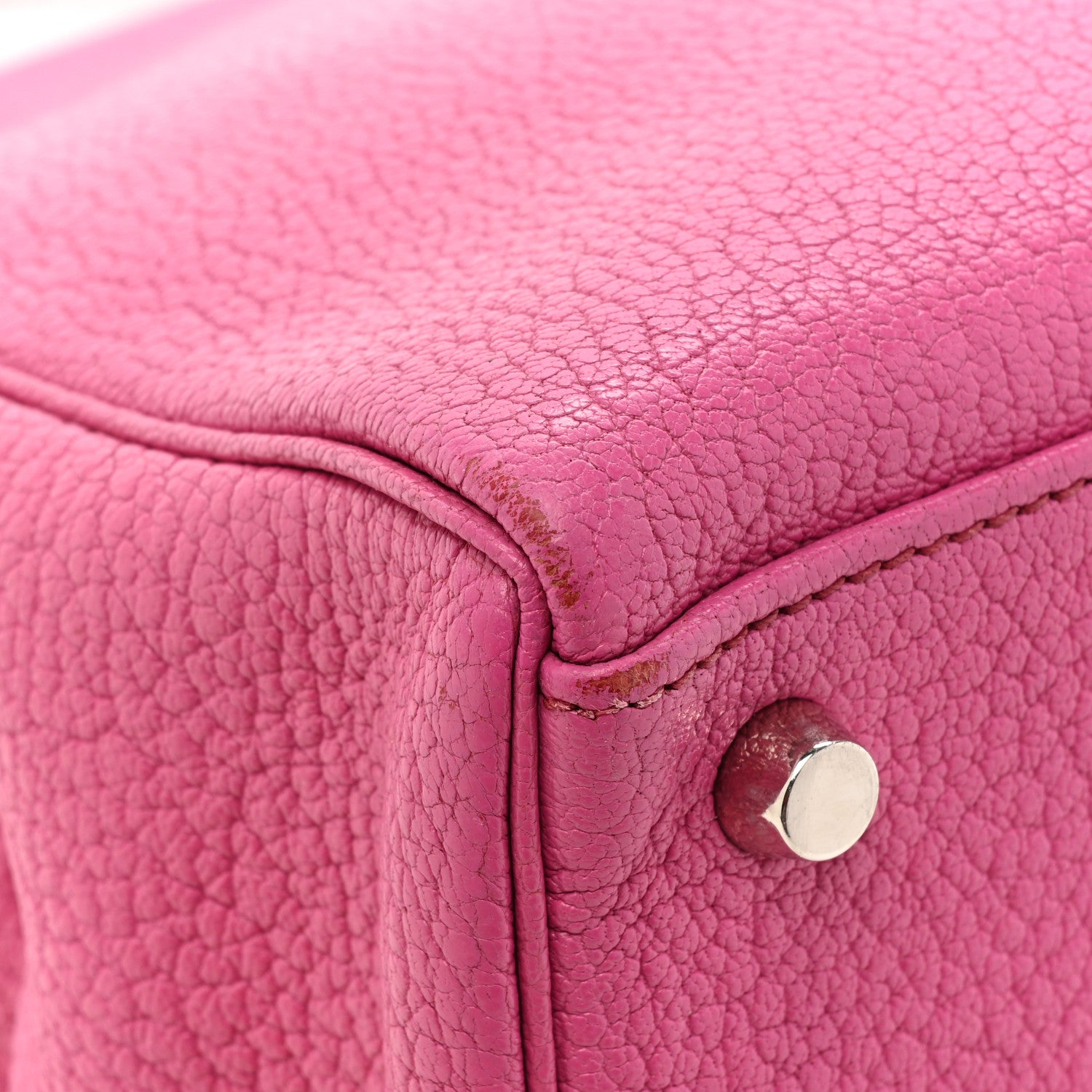 Hermes Chevre de Coromandel Kelly Retourne 32 Fuchsia 11 of 14