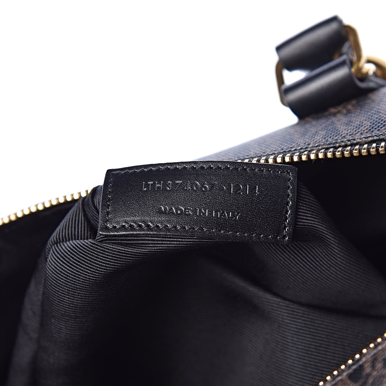 Saint Laurent Toile Classic Monogram Hold-All Duffle Black 8 of 12