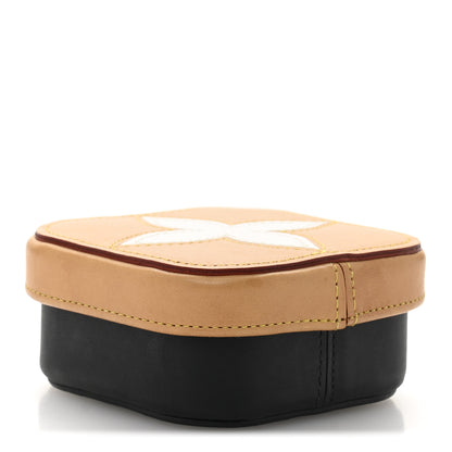 Louis Vuitton Calfskin Clarence Box PM Beige 3 of 9
