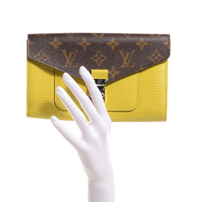 Louis Vuitton Epi Monogram Marie Rose Wallet Pistache 2 of 7