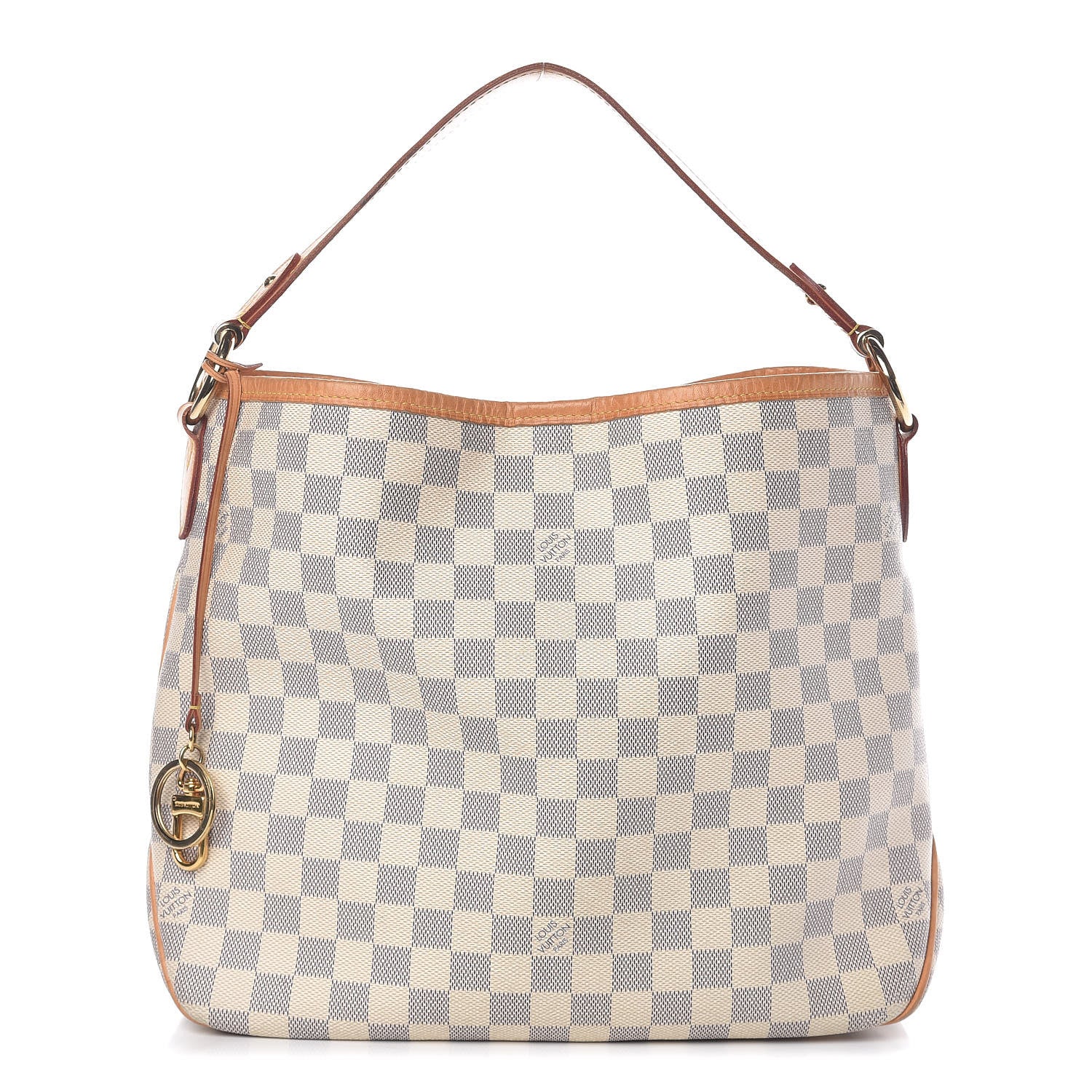 Louis Vuitton Damier Azur Delightful PM Rose Ballerine 1 of 12